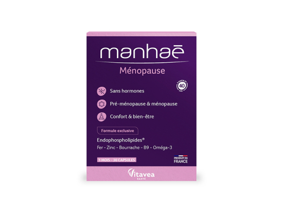 Manhaé pré-ménopause ménopause sans hormones - 30 capsules