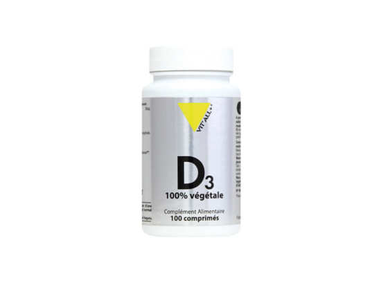 Vit'all+ Vitamine D3 Végétale 20µg - 100 comprimés