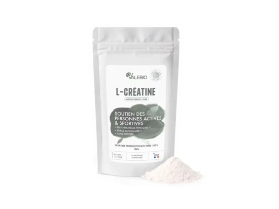 Valebio L-Créatine monohydrate 100% pure - 180g