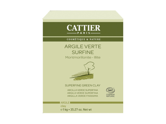 Cattier Argile verte surfine - 1kg