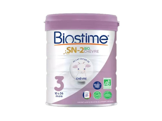 Biostime Lait de chèvre 3ème âge - 800g
