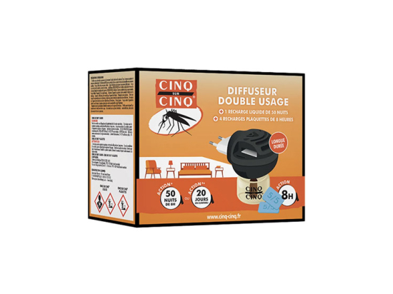 Cinq sur Cinq diffuseur double usage