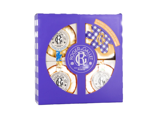 Roger & Gallet Coffret 3 savons bienfaisants parfumés - 3x100g
