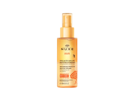 Nuxe Sun Huile lactée capillaire protectrice hydratante - 100ml