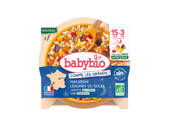 Plat Préparé Macaroni Légumes du Soleil - 200g