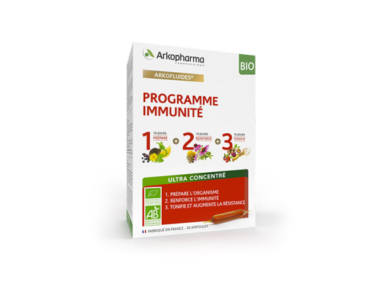 Arkopharma Arkofluides Programme immunité BIO - 30 ampoules