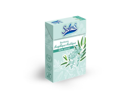 Solens Bonbons Angélique Arctique sans sucre - 50g