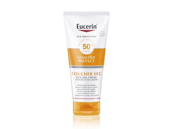 Eucerin Sun sensitive protect Gel-crème toucher sec SPF50+ - 200ml