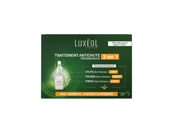 Luxéol Traitement antichute progressive 3 en 1