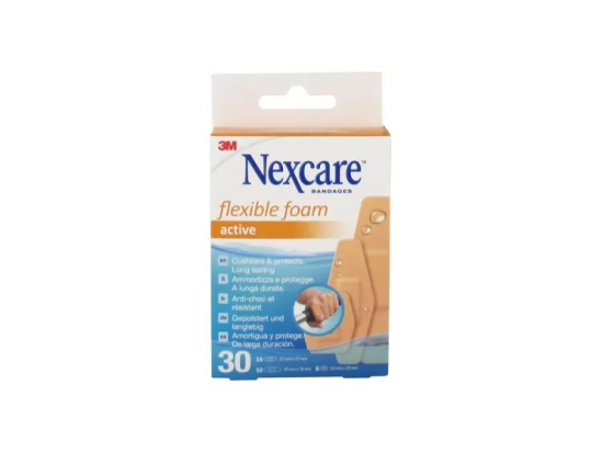 Nexcare Flexible Foam Active Pansements - x30