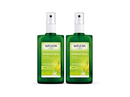 Weleda Citrus Déodorant en Spray - 2 x 100ml