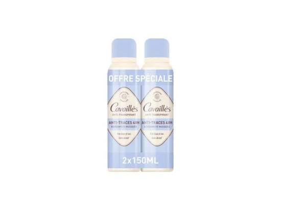 Déodorant Anti-Traces 48h Spray - 2 x 150 ml