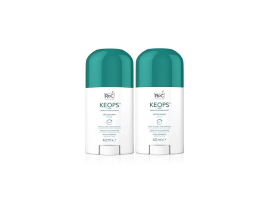 Keops Déodorant en Stick 24h - 2x40ml