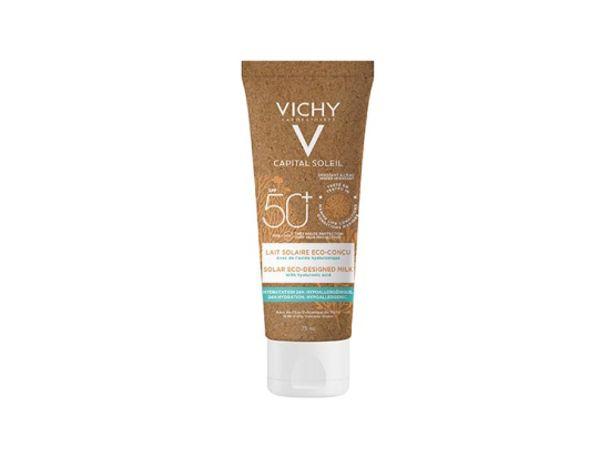 Vichy Capital Soleil Lait solaire éco-conçu voyage SPF50+ Tube - 75ml