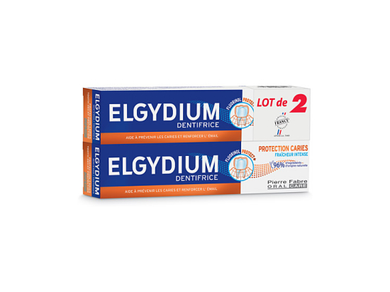 Lot 2 Dentifrices Protection Caries - 2x75ml