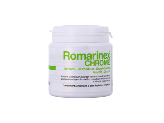 Romarinex Chrome Fonctions Hépatiques et Métabolisme - 84 gélules