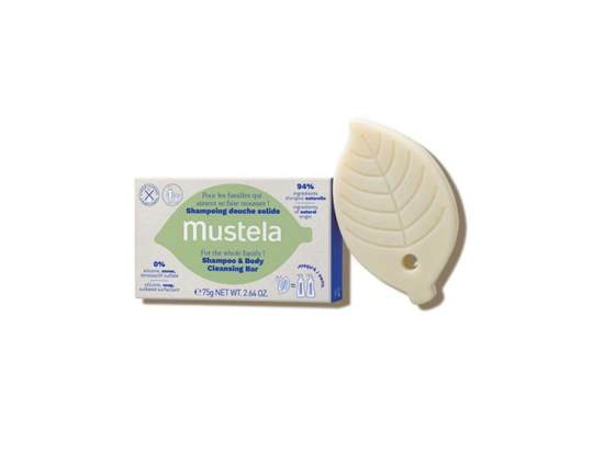 Mustela Bébé BIO Shampoing Douche Solide - 75gr