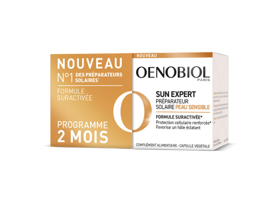 Sun expert Préparateur solaire Peau sensible - 2x30 capsules