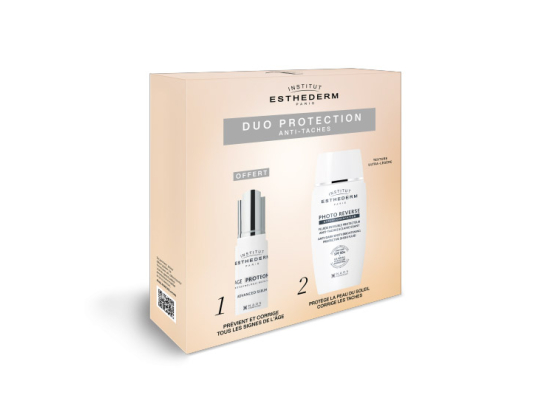 Coffret Duo Protection Anti Taches - Fluide SPF50 + Sérum Longévité OFFERT - 40+15ml