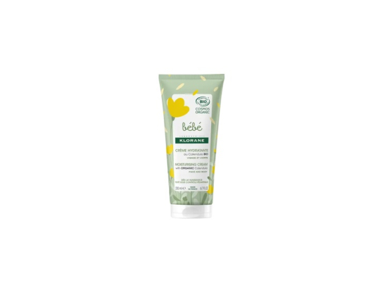 Klorane Bébé Crème hydratante bio au calendula - 200ml