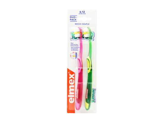 Elmex Brosse à dents junior 6-12 ans - x2