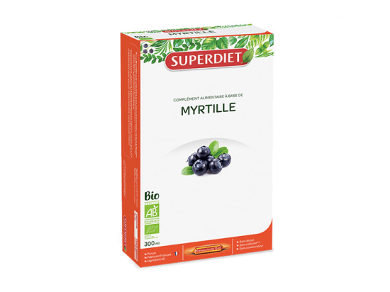 Superdiet Myrtille BIO - 20 ampoules