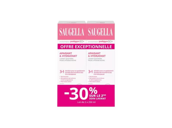 Poligyn 50+ Apaisant & Hydratant 3en1 - 2x250 ml
