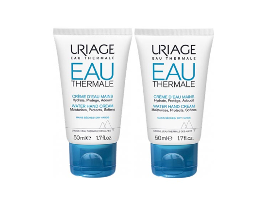 Uriage Crème d'eau mains  - 2x50ml