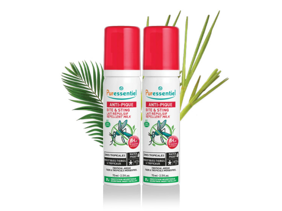 Lait Répulsif Moustique Waterproof - 2x75ml