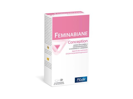 Pileje Feminabiane Conception - 30 comprimés et 30 capsules