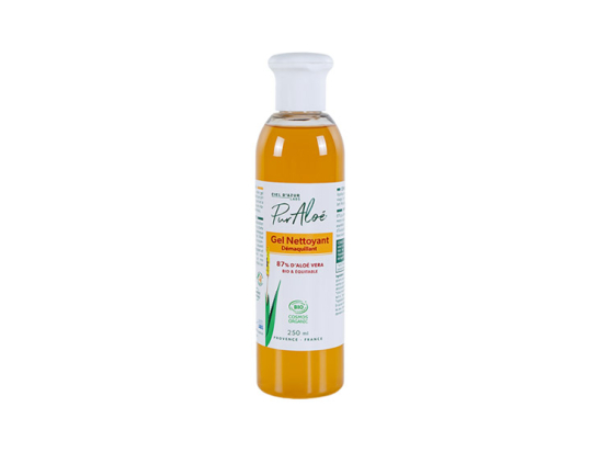 Pur Aloé Gel Nettoyant Démaquillant 87% Aloe Vera BIO - 250ml