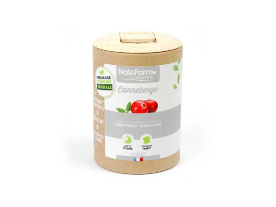 Nat & Form Ecoresponsable Canneberge - 60 gélules