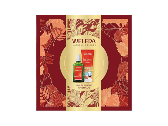 Coffret  - Régénérant Grenade - Huile Régénératrice + Crème de Douche - 100+200ml