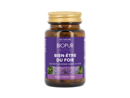 BIOPUR Active Bien-être du foie BIO - 48 gélules végétales