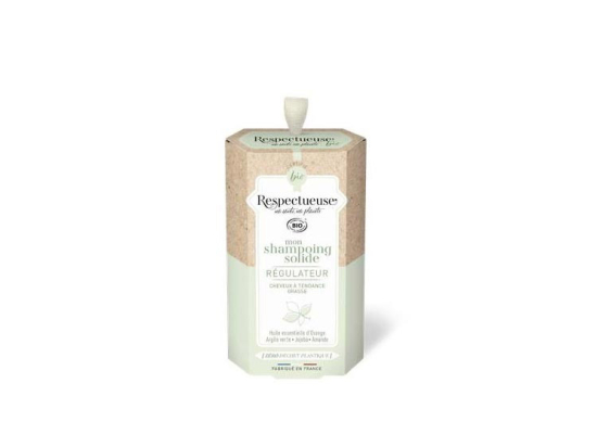 Respectueuse Shampoing solide Régulateur BIO - 75g