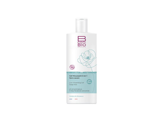 B Com Bio Gel Moussant 2 en 1 sans savon - 500ml
