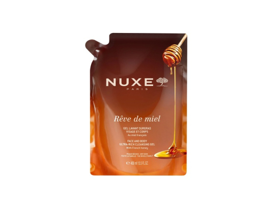 Nuxe Rêve de Miel Gel lavant surgras visage et corps Eco-Recharge - 400ml