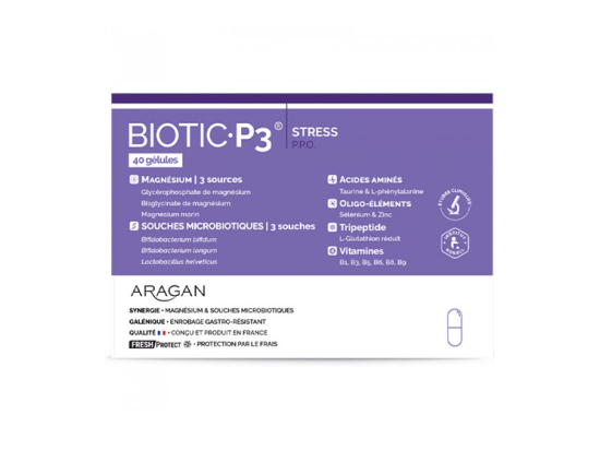 Biotic P3 Stress P.P.O. - 40 gélules