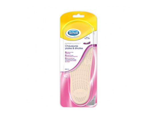 Scholl Semelles de confort Chaussures plates & étroites Taille 35.5 - 40.5- 1 paire