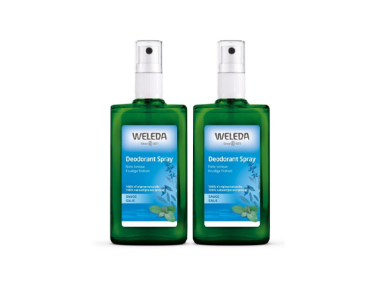 Weleda Sauge Déodorant en Spray - 2 x 100ml