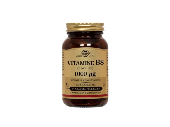 Solgar Vitamines B8 1000ug - 50 gélules