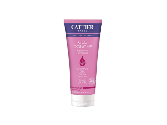 Cattier Gel douche apaisant argile rose bio - 200ml