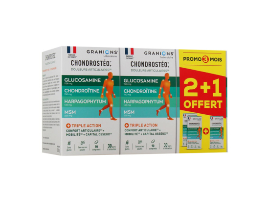 Chondrostéo+ - 2x90 comprimés + 90 OFFERTS