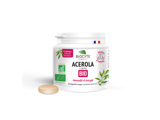 Acérola BIO - 20 comprimés à croquer