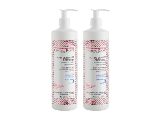 Chateau rouge Lait de beauté Ultra hydratant - 2x500ml
