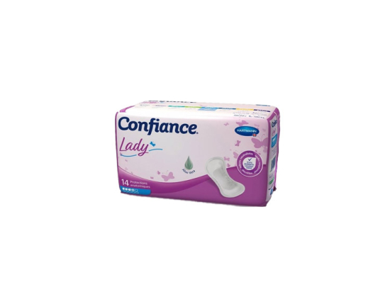 Confiance Lady 4 gouttes Protection anatomique - 14 protections