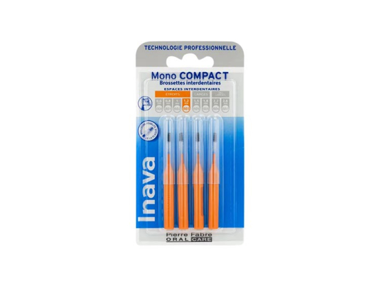 Inava Mono Compact Brossettes interdentaires 1,2mm - 4 brossettes
