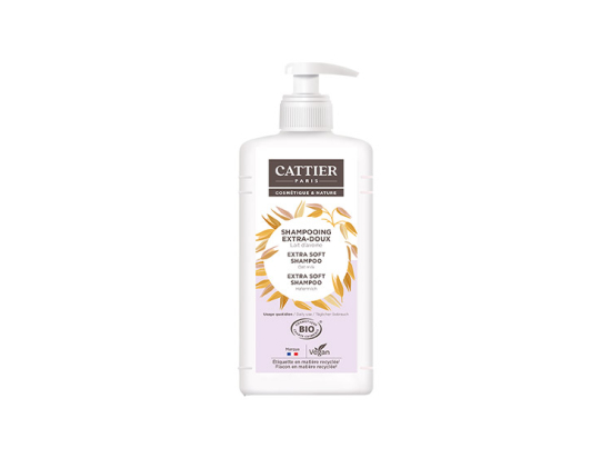 Cattier shampooing extra doux usage quotidien BIO - 1L