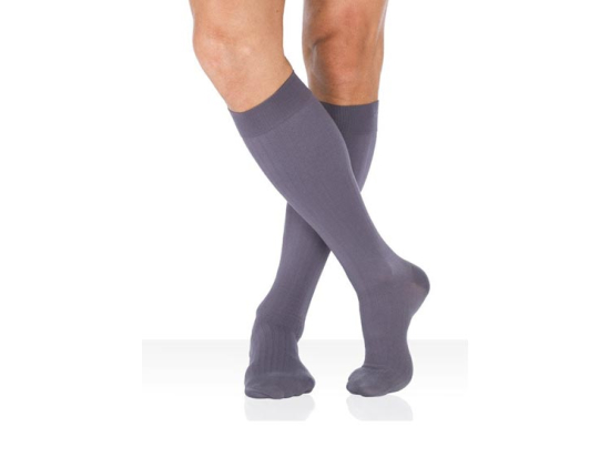 Legger Surfine Chaussettes de compression pieds fermés Classe 2 Gris cendré - Taille 3 normal