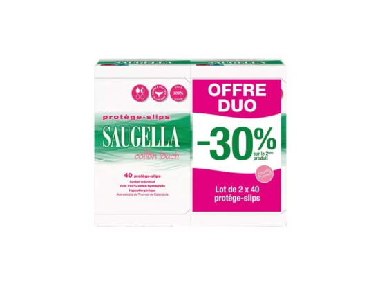 Cotton Touch Protège-slips - 2x40 protèges-slips